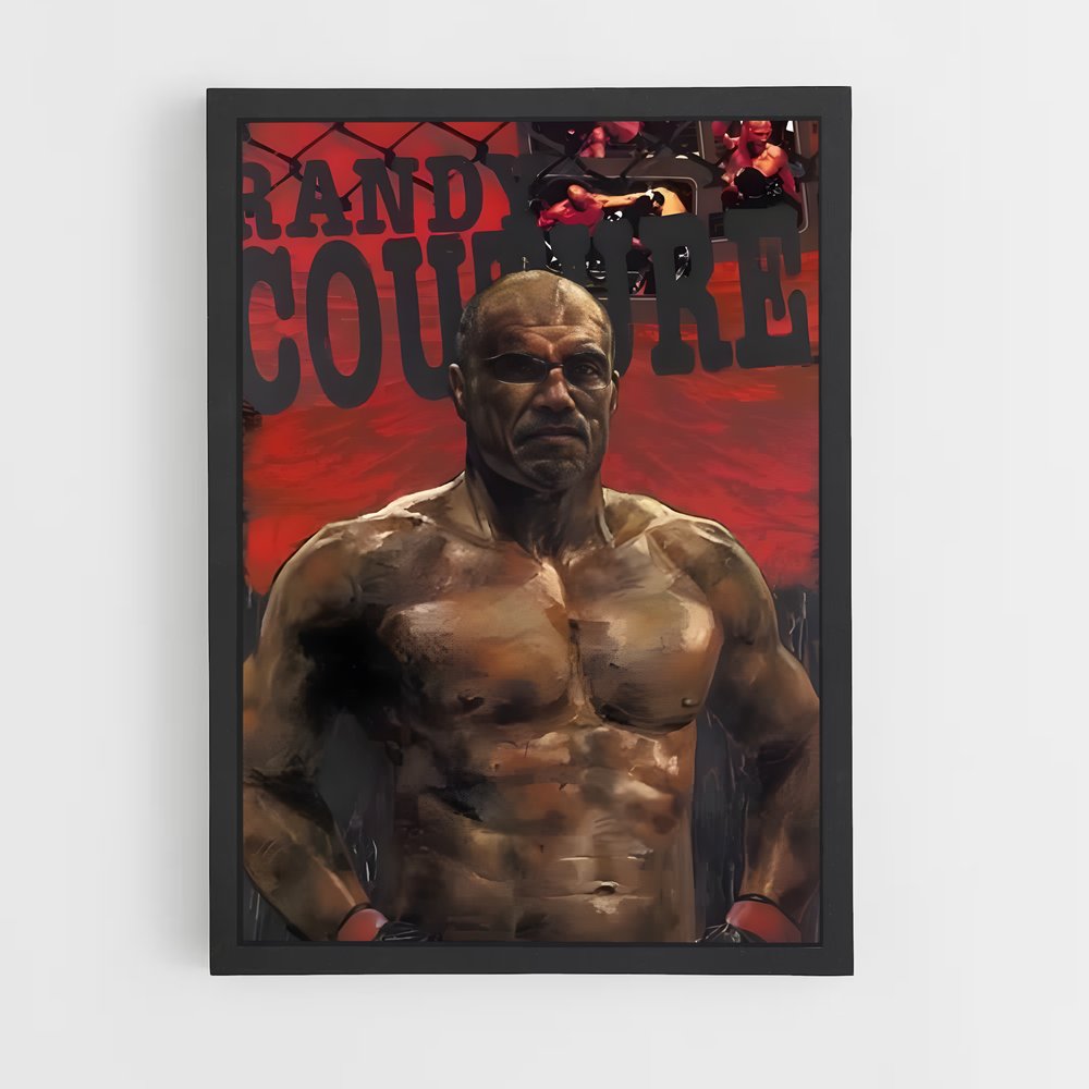 Poster Randy combat – affiche MMA (vue 2)